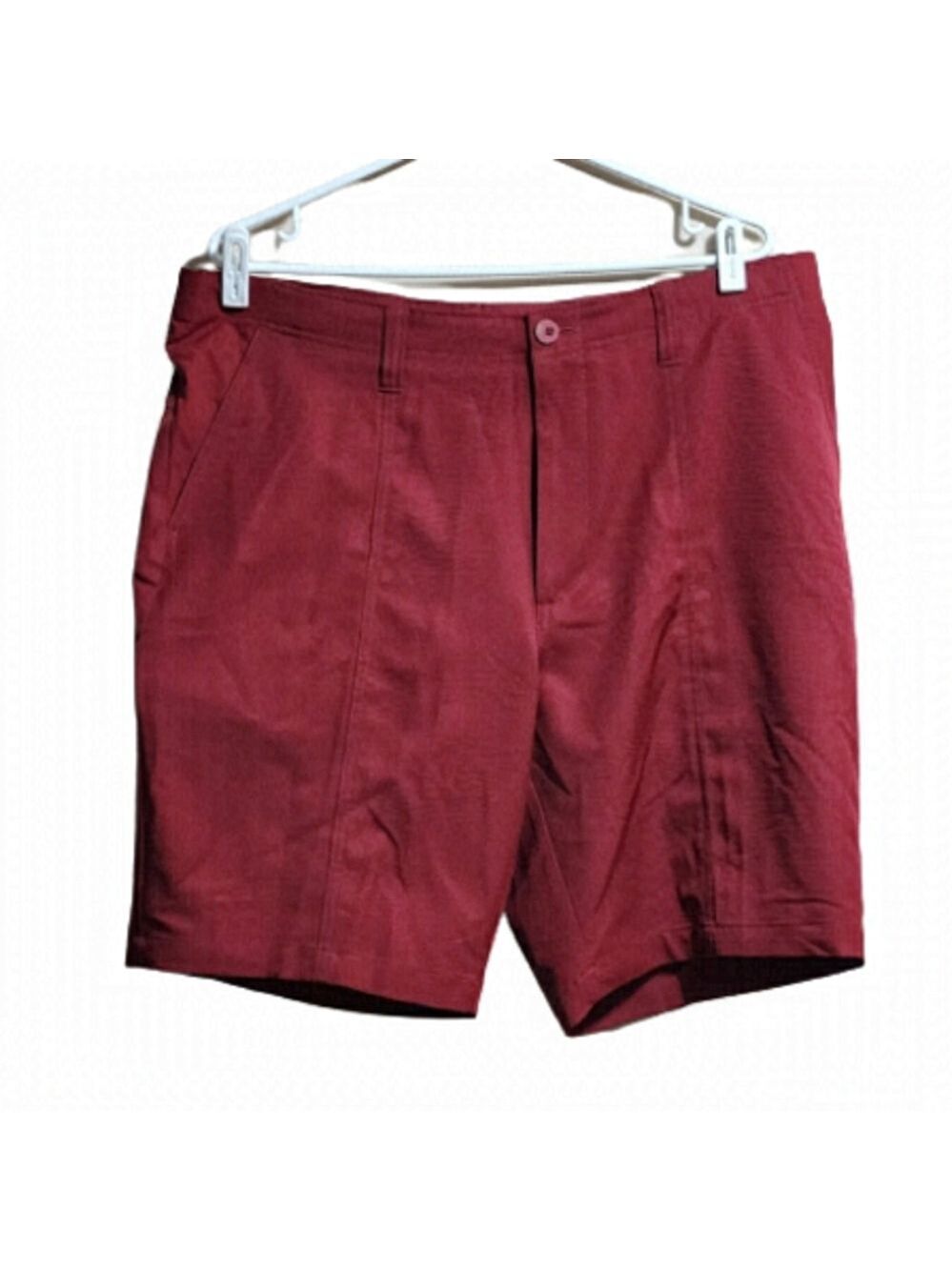 Haggar  men short color deep red  size 38